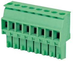 AMPHENOL ANYTEK 20020008-C021B01LF 接线端子块, 插入式, 2路, 28-16AWG