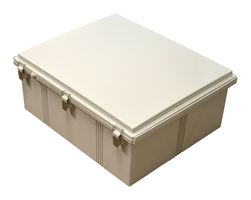 BUD INDUSTRIES PTQ-11080 PCB BOX ENCLOSURE, PC, GREY