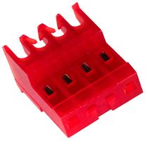 AMP - TE CONNECTIVITY 3-640620-4. 线至板连接器, 母, 4路, 2.54MM