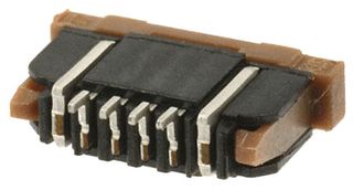 AMPHENOL COMMUNICATIONS SOLUTIONS SFW8R-4STE1LF FFC/FPC CONNECTOR, 8POS, 1ROW