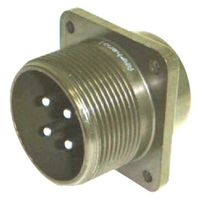 AMPHENOL INDUSTRIAL MS3102E22-22P. 圆形连接器, 尺寸22, 4路, 盒式