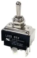 E-SWITCH ST262D00. 开关, 拨动, DPST, 20A, 125VAC