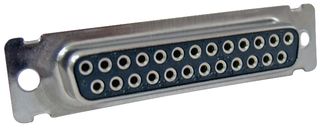 ITT CANNON DBMAM25SF225 连接器, D-SUB, 标准型, 25路, 母