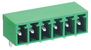 MULTICOMP PRO MCTE-03A02 接线端子块, 针座, 直角型, 2路, 3.5MM