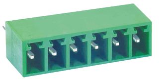 MULTICOMP PRO MCTE-04A04 TERMINAL BLOCK HEADER, VERTICAL, 4 POSIT