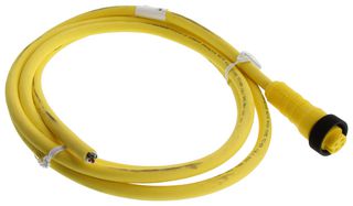 LUMBERG AUTOMATION RK40-839/2M SENSOR CORD, 4P 7/8" PLUG-FREE END, 6.6
