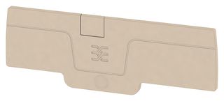 WEIDMULLER 1989970000. 端板, 米色, 端子块