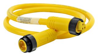 AMPHENOL SINE/TUCHEL MN37A4AC01M020 SENSOR CORD, 3P, 7/8" PLUG-RCPT, 6.6