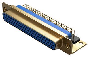 POSITRONIC DD62S4R700S 连接器, HD D-SUB 连接器, 直角型母, DC, 焊接