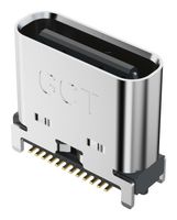 GCT USB4160-03-0070-C 连接器, USB, 3.2 类型 C, 母, 24路