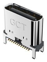 GCT USB4160-03-0170-C USB CONN, 3.2 TYPE C, RCPT, 24POS