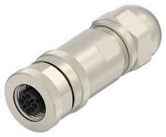 TE CONNECTIVITY 2358990-2 SENSOR CONN, M12, RCPT, 4POS, CABLE