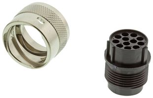 ITT CANNON 192926-0520 圆形连接器, 公, 尺寸14, 12芯, 电缆安装