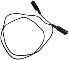 MUELLER ELECTRIC BU-3030-A-12-0 TEST LEAD, BLACK, 304.8MM, 300V, 10A