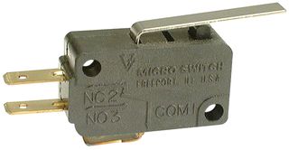 HONEYWELL V7-1C18E9-022 MICROSWITCH,STRAIGHT LEVER,SPDT,277V,15A
