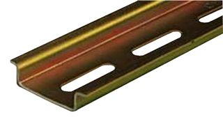 WAGO 210-115 安装轨, DIN, 开槽, 钢制, 35X7.5X1MM