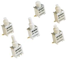 E-SWITCH 800BWSP9SM6RE. 按钮开关, SPST, 3A, 20VAC, 20VD