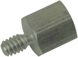 KEYSTONE 8714 SPACER/STANDOFF, HEX, AL, 0.25IN X 6.4MM