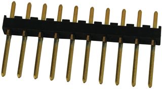 AMP - TE CONNECTIVITY 1-87224-0 板至板连接器, 针座, 10路, 1排