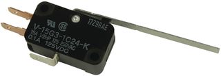 OMRON ELECTRONIC COMPONENTS V-15G3-1C24-K 微型开关, 摁入式
