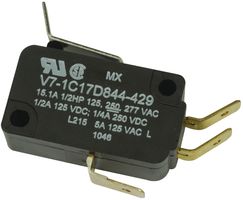 HONEYWELL V7-1C17D844-429 MICROSWITCH, SPDT, 15A, 250VAC, SPECIAL