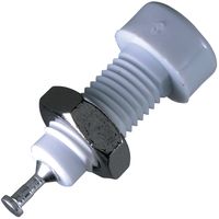JOHNSON - CINCH CONNECTIVITY 105-0601-001 TIP JACK, 5700V, 10A, WHITE