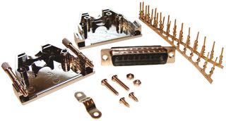MULTICOMP MCD8B25MC-KIT 连接器套件, D-SUB, 公, 25路, 压接