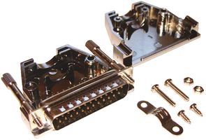 MULTICOMP MCD8B25MS-KIT 连接器套件, D-SUB, 公, 25路, 焊接