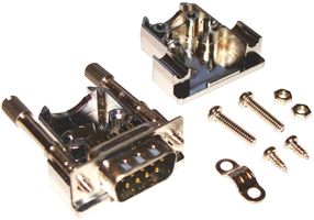 MULTICOMP MCD8E09MS-KIT 连接器套件, D-SUB, 公, 9路, 焊接