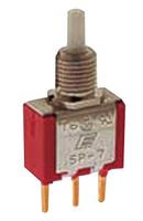 E-SWITCH 700SP7B10M1QEH. 按钮开关, SPDT, 3A, 120VAC, 28V
