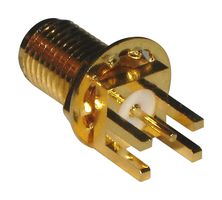 AMPHENOL RF 132384 RF CONN, SMA BLKHD JACK, 50 OHM