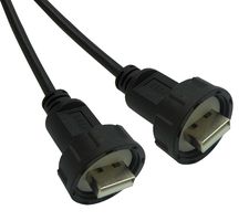 STEWART CONNECTOR 67U2AA-006-K 电缆, USB 2.0 A 公-A 公, 1.83M