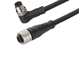 MOLEX 120066-0429 CABLE ASSY, 5P M12 PLUG-RCPT, 6.6FT