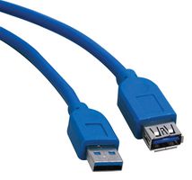 EATON TRIPP LITE U324-006 USB CABLE, 3.0 TYPE A PLUG-RCPT, 6FT