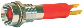WAMCO WL-19050253 发光二极管指示灯, 8MM, 12V, 红色