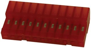 AMP - TE CONNECTIVITY 4-640440-1 线至板连接器, 母, 11路, 2.54MM