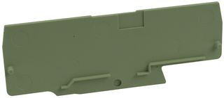 WIELAND ELECTRIC 07.312.9055.0 尾端板, 用于WKFN 4 D2/2/35 接线端子块