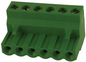 BUCHANAN - TE CONNECTIVITY 796640-6 TERMINAL BLOCK PLUGGABLE, 6 POSITION, 30