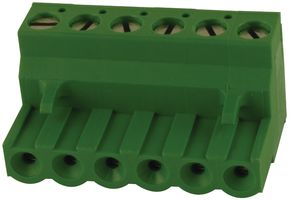 BUCHANAN - TE CONNECTIVITY 796634-6. TERMINAL BLOCK PLUGGABLE, 6 POSITION, 30