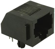 AMP - TE CONNECTIVITY 5555163-2 CAT3 RJ14 MODULAR JACK, 6 POSITION, 1 PO