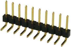 AMPHENOL COMMUNICATIONS SOLUTIONS 68016-110HLF 板至板连接器, 针座, 10路, 1排