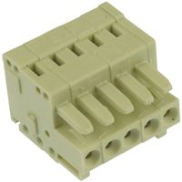 WAGO 734-105. 端子块, 插入式, 5路, 28-14AWG
