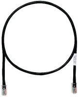 PANDUIT UTPCH4BLY 跳线, CAT5E, UTP, 黑色, 4英尺