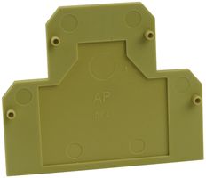 WEIDMULLER 0359260000 END PLATE, COMBI-FOOT TERMINAL BLOCK