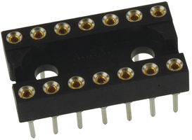 TE CONNECTIVITY 514-AG11D-ES-LF 插座, DIP 插座, 14路, 通孔