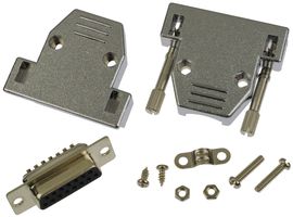 MULTICOMP MCD8A15FS-KIT 连接器套件, D-SUB, 母, 15路, 焊接