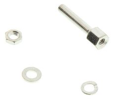 AMPHENOL COMMUNICATIONS SOLUTIONS L17D204182SM3EX SCREW LOCK W/WASHER & NUT, STEEL