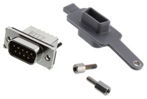 AMPHENOL COMMUNICATIONS SOLUTIONS MDBE09PE760 D SUB CONN, PLUG, DE, 9POS, SOLDER