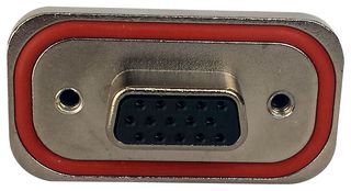 AMPHENOL COMMUNICATIONS SOLUTIONS MDBR-E15SM-AN0 HD D-SUB CONNECTOR, RECEPTACLE, 15POS