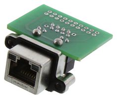 AMPHENOL COMMUNICATIONS SOLUTIONS MRJ5A8101 RUGGED RJ45 JACK, R/A 8P8C, 1PORT, TH